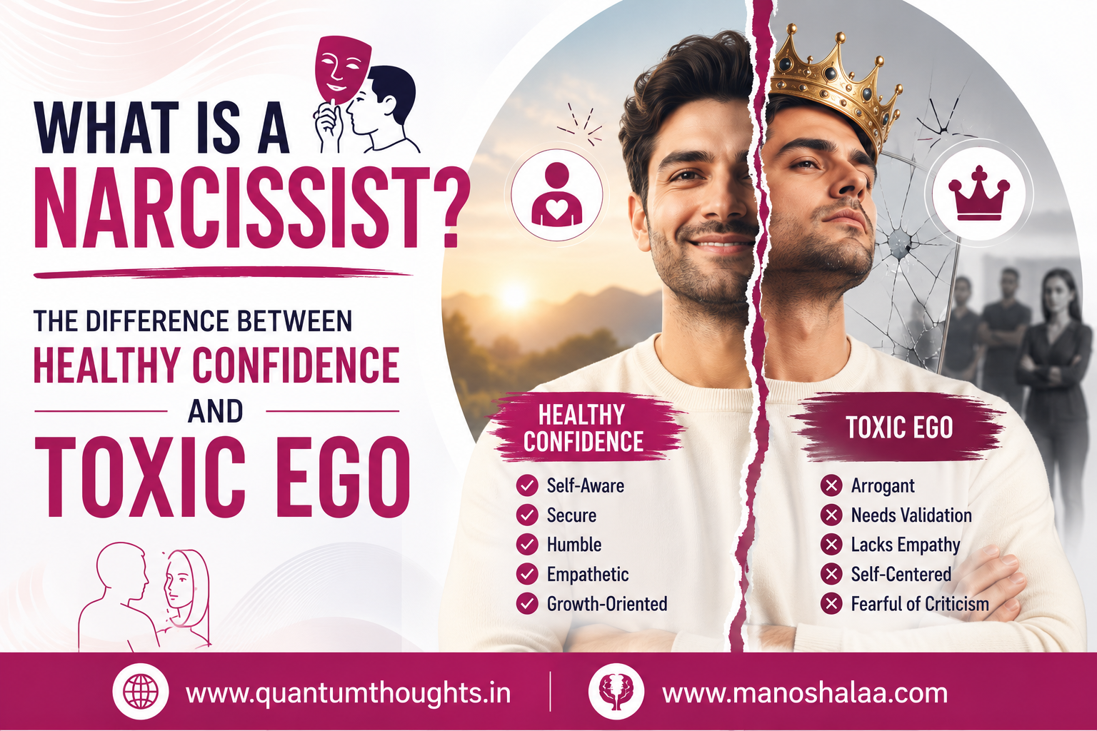 What is a Narcissist? The Difference Between Healthy Confidence and Toxic Ego