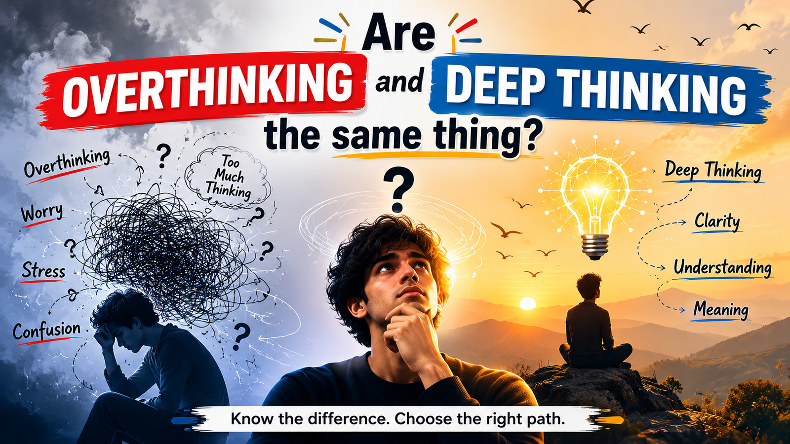 Are Overthinking and Deep Thinking the Same Thing?